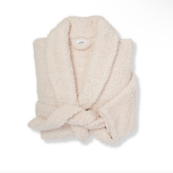 Ulta Beauty Intimates & Sleepwear Ulta Beauty Sm Minky Plush Winter White Shortbathrobe
